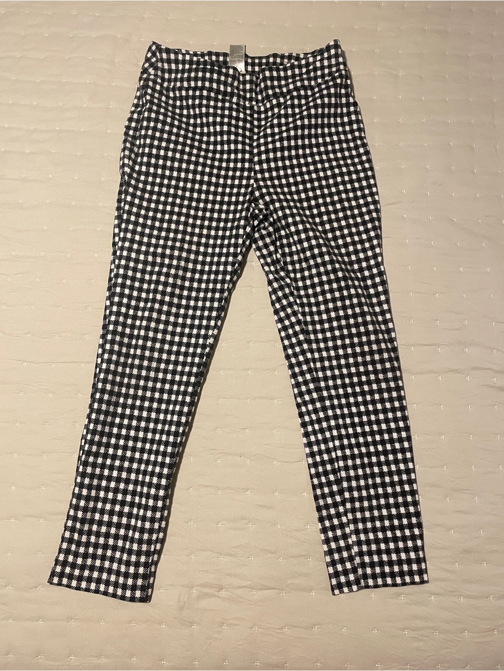 Black & White Gingham Pants